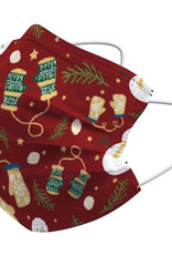 NoXx Mondkapje Wegwerp Mondmasker Kerst Universeel Niet Medisch Wanten