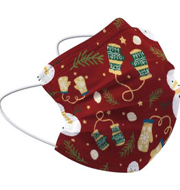 Nomfy Nomfy Wegwerp 3-laags Mondkapje Wanten - 1 Stuk