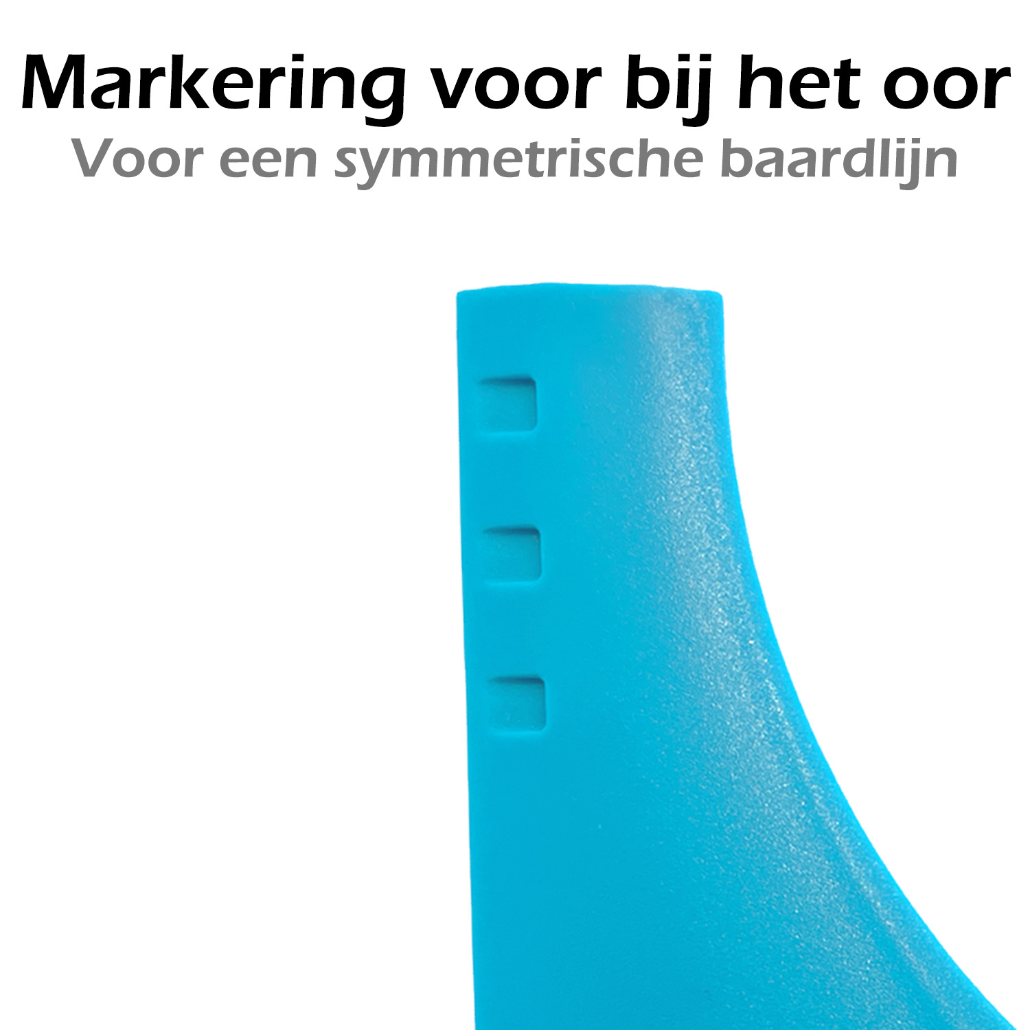 Nomfy Baardkam Baard Trimmer - Baard Kam Beard Shaper - Baard Verzorging - Blauw