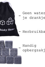 BASEY. Whiskey Stenen IJsblokjes - Whisky Stones Herbruikbaar - IJsblok Whiskey Steen Herbruikbaar - 18 Stuks