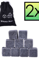 NoXx Whiskey Stones Herbruikbare IJsblokjes - Whisky Stenen Herbruikbaar - 18 Stuks