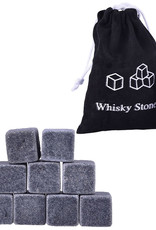 Nomfy Whiskey Stenen Voor Koude Drankjes - Herbruikbare Whiskey Stones - Whiskeystenen IJsblokjes - 9 Stuks
