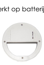 NoXx Selfie Ring Light Met Clip Wit Selfie Ring Lamp Universeel Op Batterij - Wit