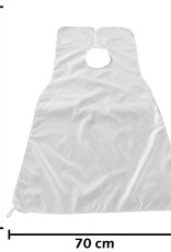 Nomfy Baardschort Wit Beard Cape Baard Verzorging - Baard Schort Voor Scheren - Wit