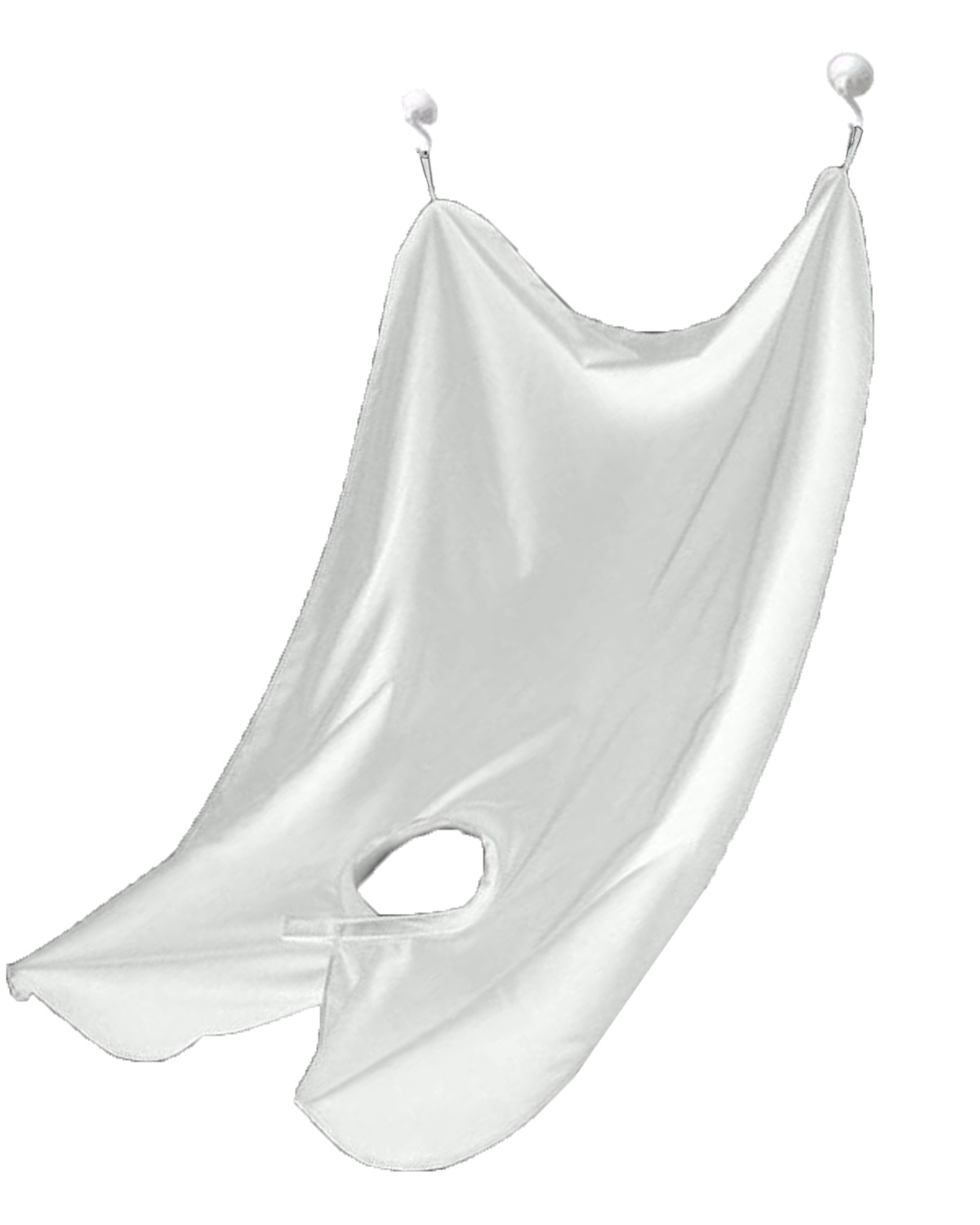 BASEY. Baard Schort Voor Scheren Beard Cape Haar Opvangen - Baardschort Wit