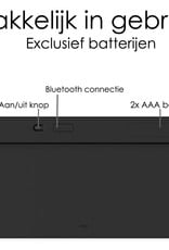 NoXx Draadloos Toetsenbord Bluetooth Wireless Keyboard Universeel Zwart