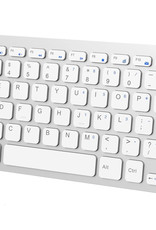 NoXx Draadloos Toetsenbord Bluetooth Wireless Keyboard Universeel Wit