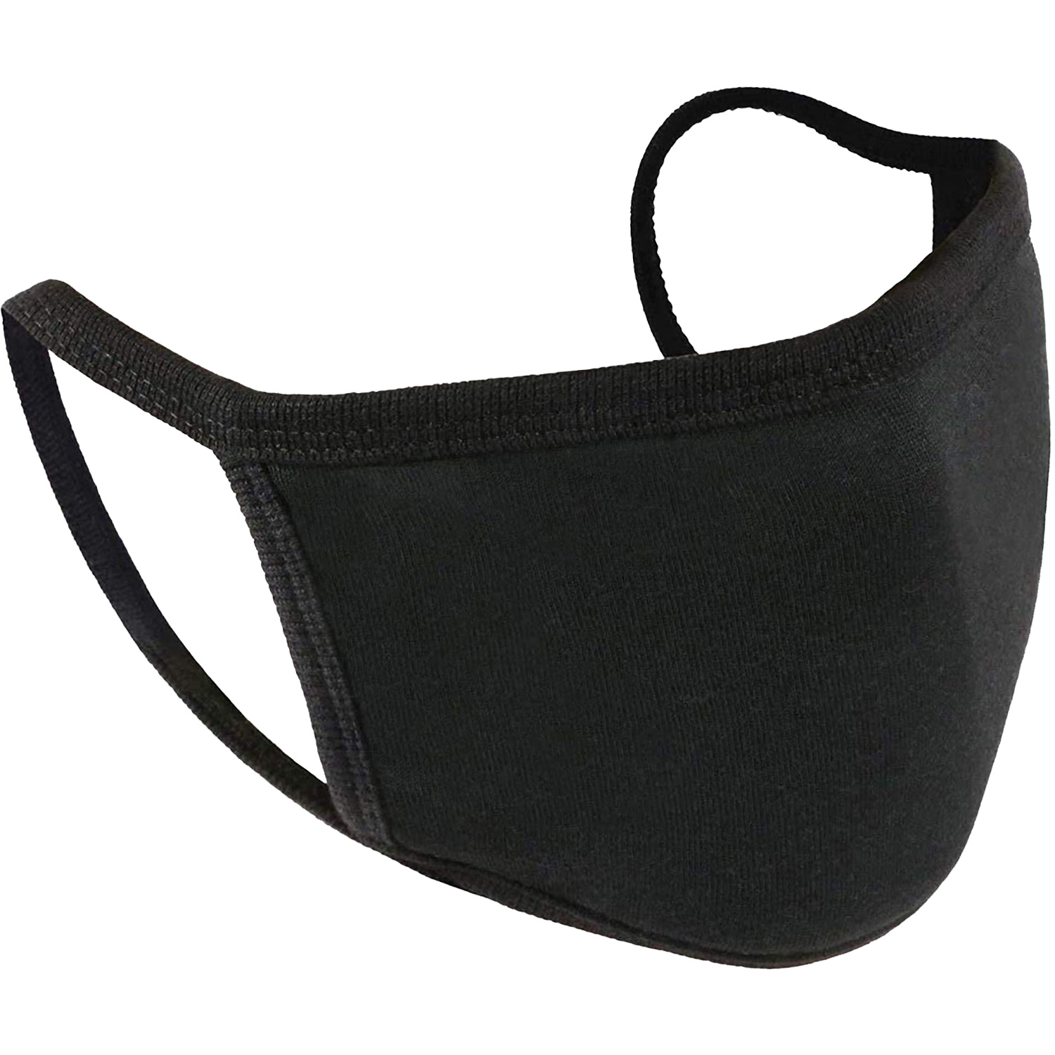 Nomfy Mondkapje Wasbaar Zwart Katoenen Mondmasker Wasbaar Mondkapje Wasbare Mondkapjes Universeel Katoen Zwart