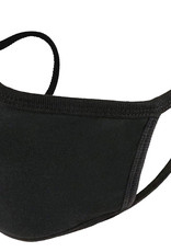 NoXx Mondkapje Wasbaar Universeel Katoen Mondmasker Wasbaar Niet Medisch Zwart