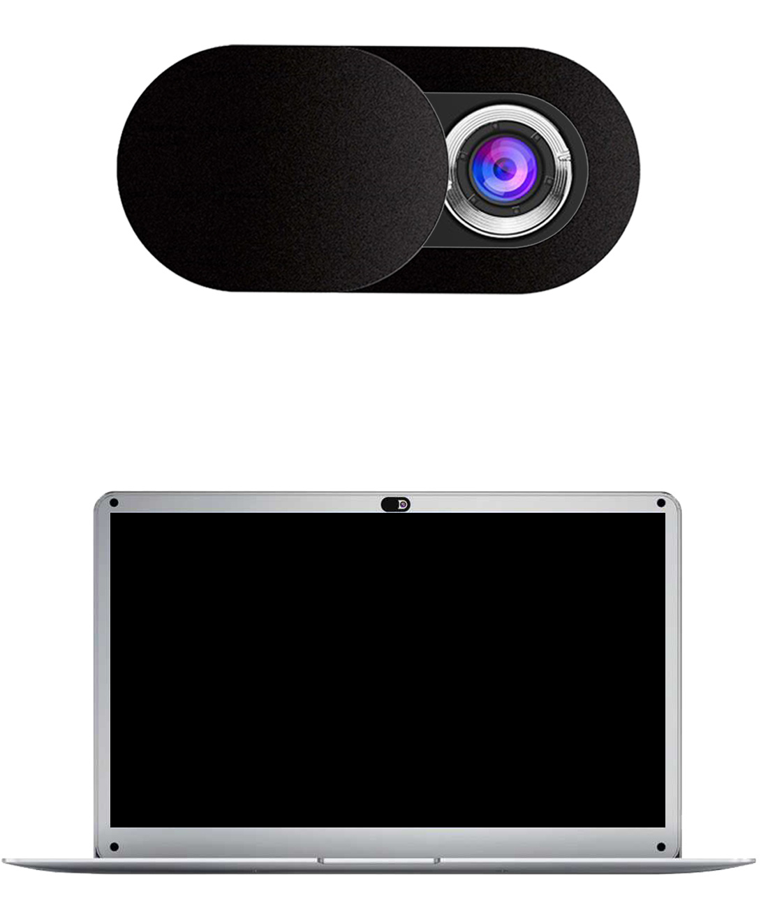 Webcam Cover Privacy Universeel - Laptop Camera Cover Voor Privacy - Smartphone Camera Privacy Beschermer Camera Tablet - Zwart
