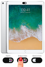 BASEY. Webcam Cover Privacy Universeel - Laptop Camera Cover Voor Privacy - Smartphone Camera Privacy Beschermer Camera Tablet - Zwart - 2 Stuks