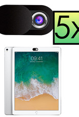 NoXx Webcam Cover Zwart Privacy Universeel Schuifje Privacy Bescherming - 5x