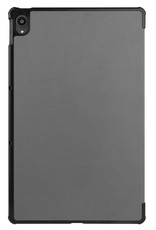 BASEY. Hoesje Geschikt voor Lenovo Tab P11 Hoes Case Tablet Hoesje Tri-fold - Hoes Geschikt voor Lenovo Tab P11 Hoesje Hard Cover Bookcase Hoes - Grijs