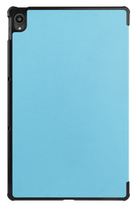 BASEY. Hoesje Geschikt voor Lenovo Tab P11 Hoes Case Tablet Hoesje Tri-fold - Hoes Geschikt voor Lenovo Tab P11 Hoesje Hard Cover Bookcase Hoes - Lichtblauw