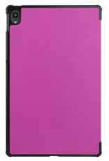 BASEY. Hoesje Geschikt voor Lenovo Tab P11 Hoes Case Tablet Hoesje Tri-fold - Hoes Geschikt voor Lenovo Tab P11 Hoesje Hard Cover Bookcase Hoes - Paars