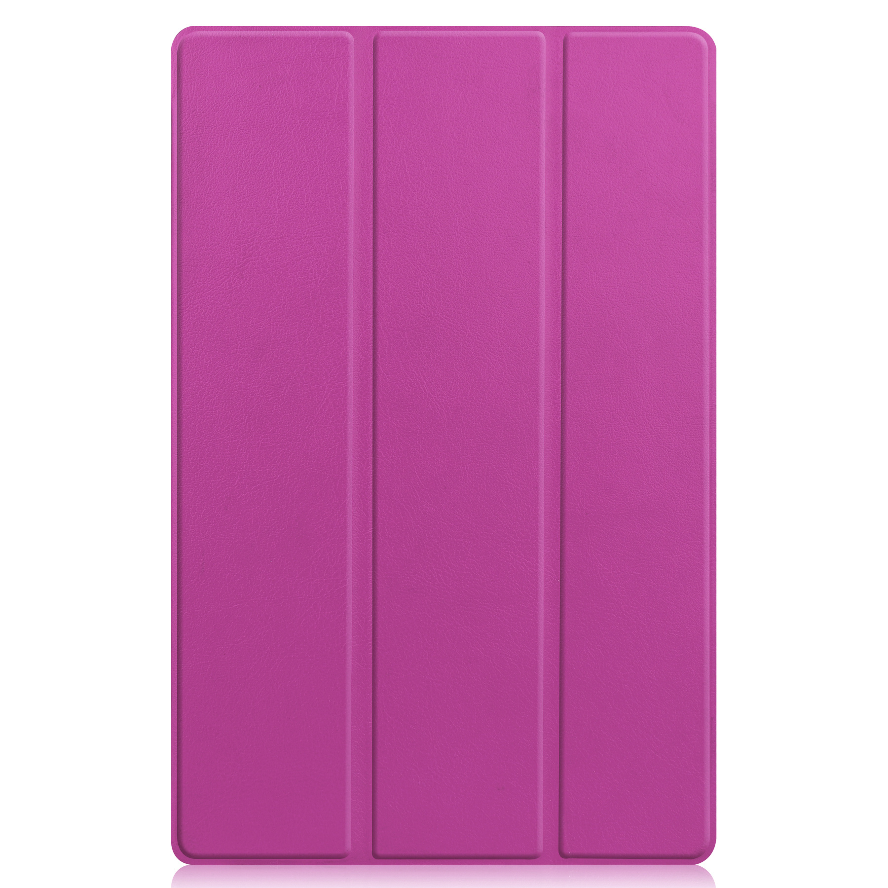 BASEY. Hoesje Geschikt voor Lenovo Tab P11 Hoes Case Tablet Hoesje Tri-fold - Hoes Geschikt voor Lenovo Tab P11 Hoesje Hard Cover Bookcase Hoes - Paars