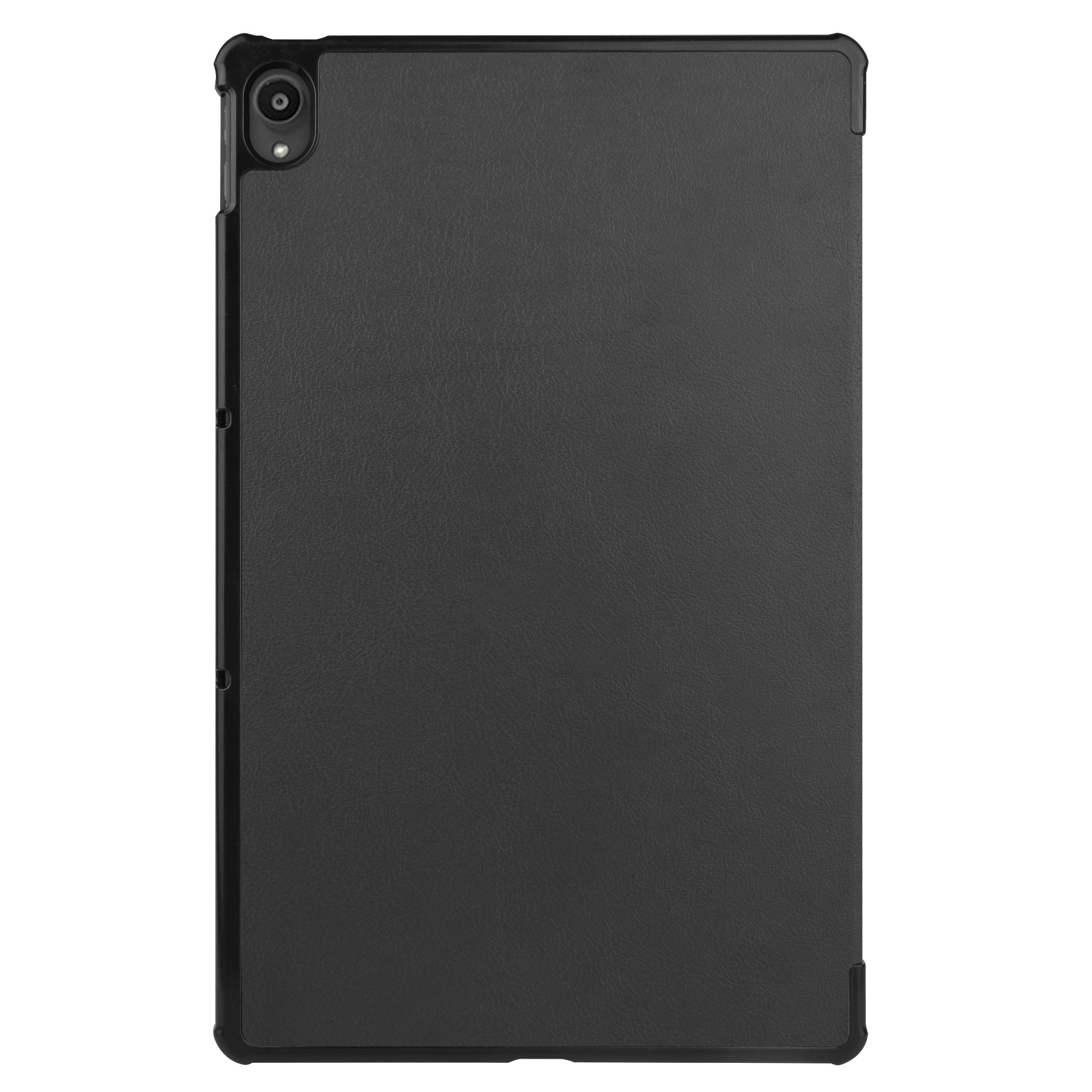 Hoesje Geschikt voor Lenovo Tab P11 Hoes Case Tablet Hoesje Tri-fold - Hoes Geschikt voor Lenovo Tab P11 Hoesje Hard Cover Bookcase Hoes - Zwart