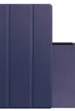 NoXx Hoesje Geschikt voor Lenovo Tab P11 Hoesje Case Hard Cover Hoes Book Case - Donkerblauw