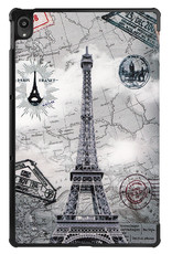 NoXx Lenovo Tab P11 Hoesje Case Hard Cover Hoes Book Case - Eiffeltoren