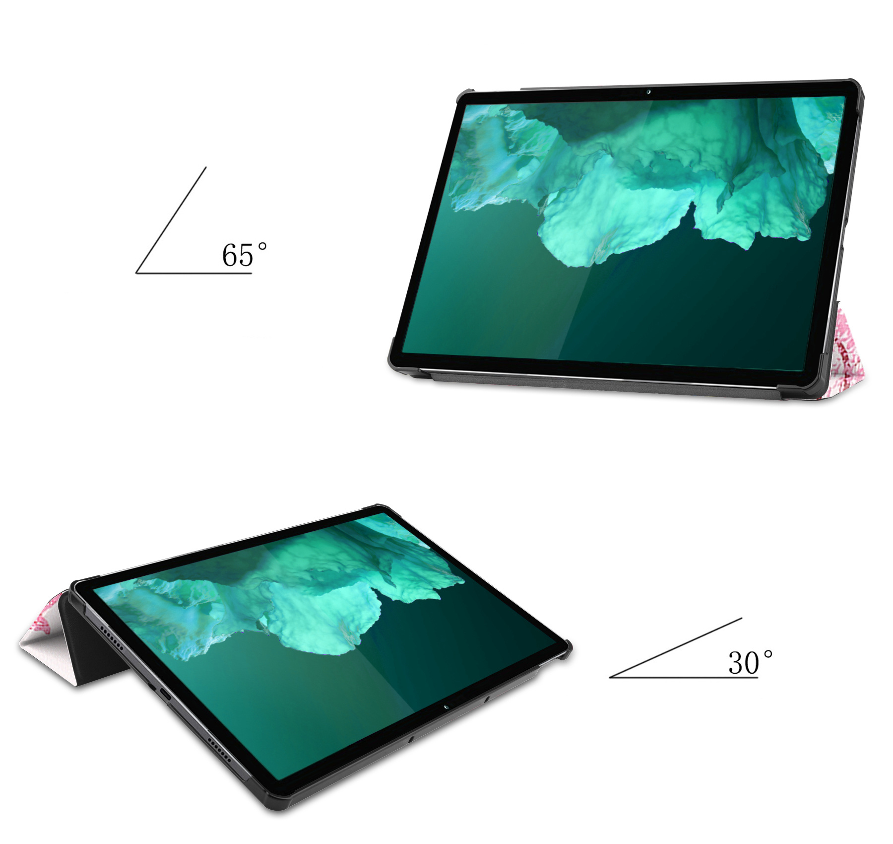 NoXx Hoesje Geschikt voor Lenovo Tab P11 Hoesje Case Hard Cover Hoes Book Case - Elfje