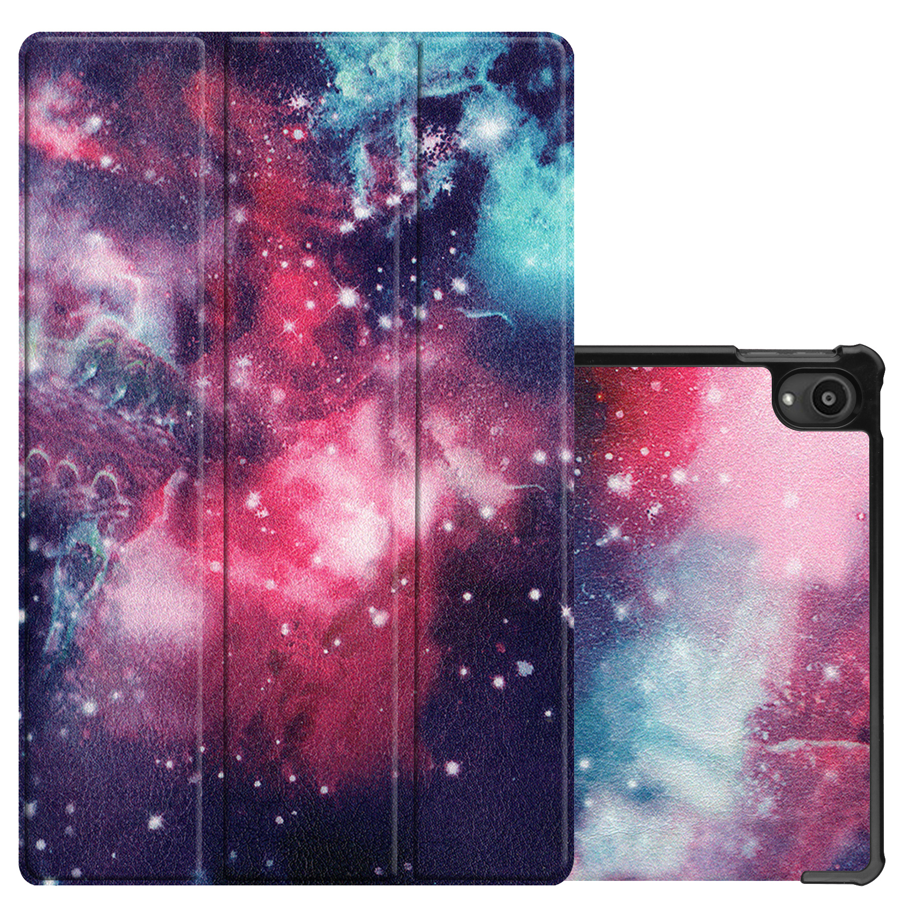 NoXx Hoesje Geschikt voor Lenovo Tab P11 Hoesje Case Hard Cover Hoes Book Case - Galaxy