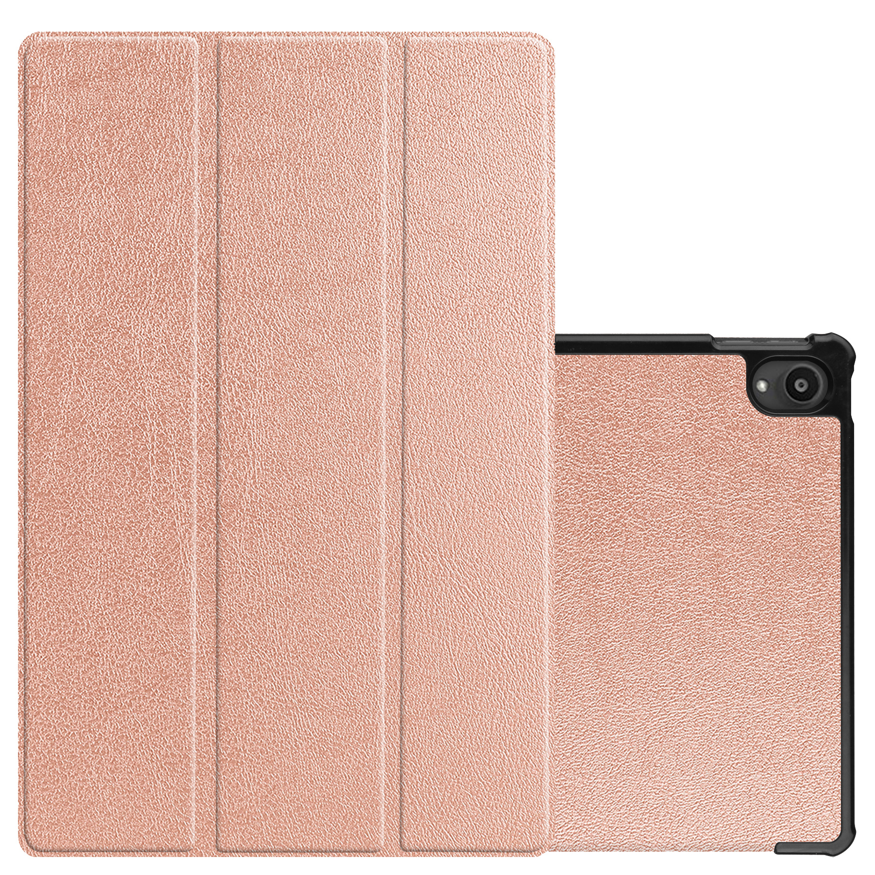 NoXx Hoesje Geschikt voor Lenovo Tab P11 Hoesje Case Hard Cover Hoes Book Case - Rosé goud