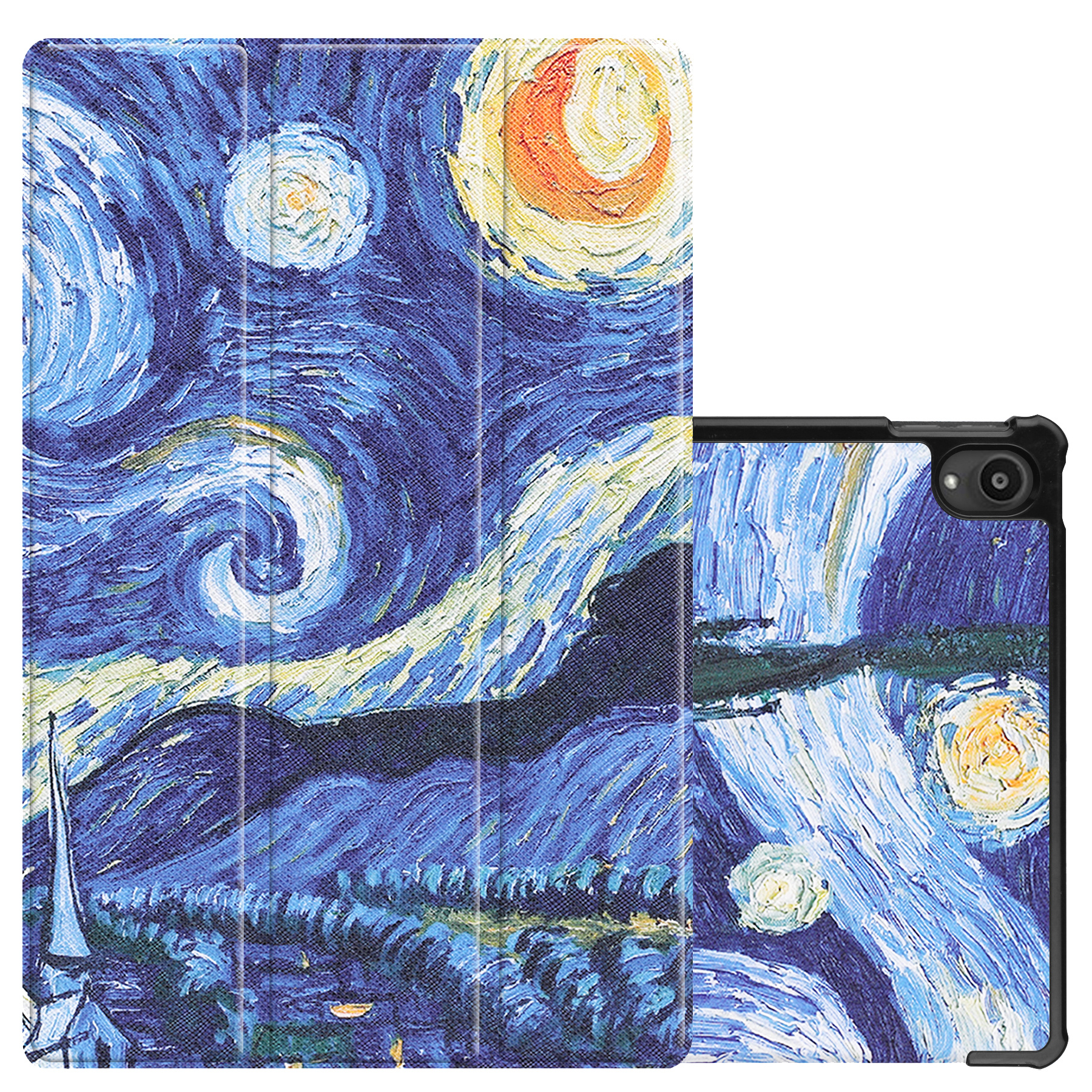 NoXx Hoesje Geschikt voor Lenovo Tab P11 Hoesje Case Hard Cover Hoes Book Case - Sterrenhemel