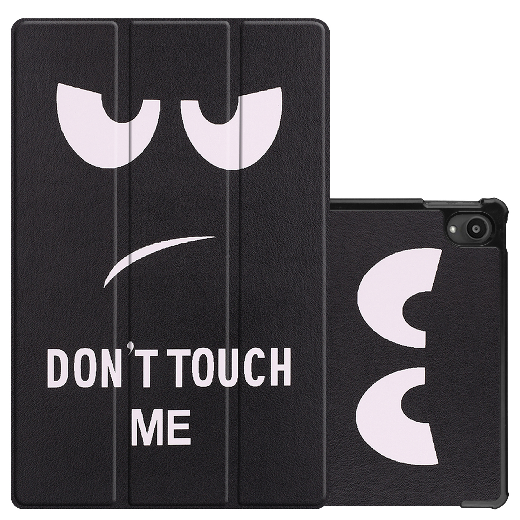 NoXx Hoesje Geschikt voor Lenovo Tab P11 Hoesje Case Hard Cover Hoes Book Case - Don't Touch Me
