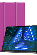 BASEY. Hoesje Geschikt voor Lenovo Tab M10 FHD Plus 2nd Gen Hoes Case Tablet Hoesje Tri-fold - Hoes Geschikt voor Lenovo Tab M10 FHD Plus (2e Gen) Hoesje Hard Cover Bookcase Hoes - Paars