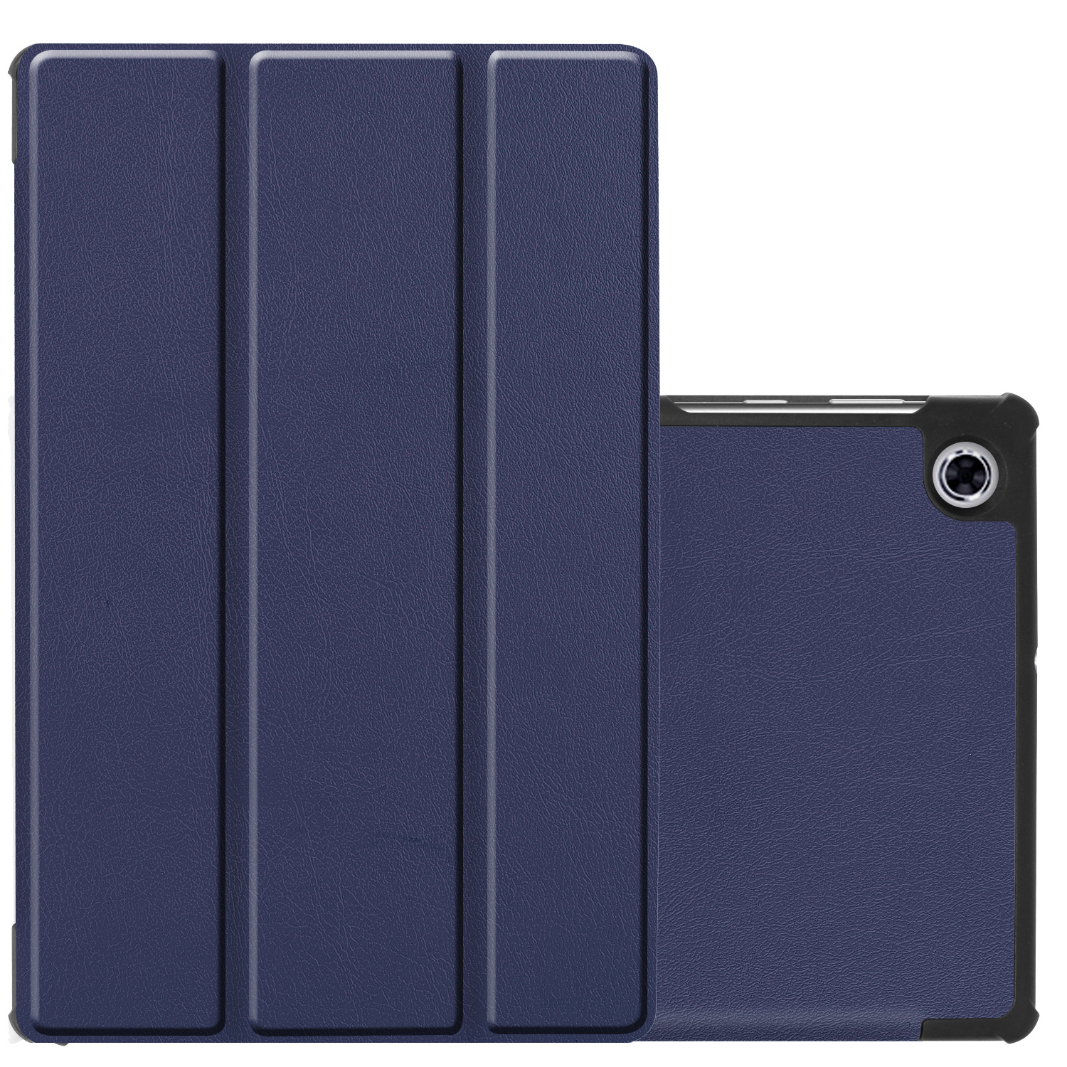 NoXx Hoesje Geschikt voor Lenovo Tab M10 FHD Plus 2nd Gen Hoesje Case Hard Cover Hoes Book Case - Donkerblauw