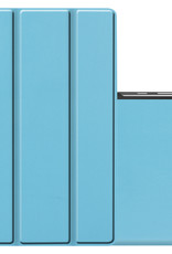 NoXx Hoesje Geschikt voor Lenovo Tab M10 FHD Plus 2nd Gen Hoesje Case Hard Cover Hoes Book Case - Lichtblauw