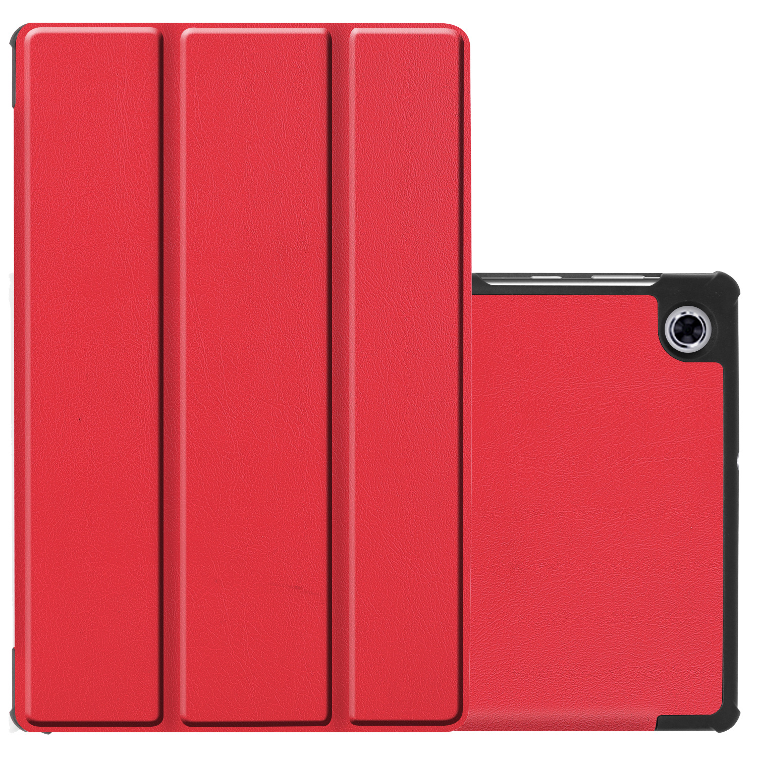 NoXx Hoesje Geschikt voor Lenovo Tab M10 FHD Plus 2nd Gen Hoesje Case Hard Cover Hoes Book Case - Rood