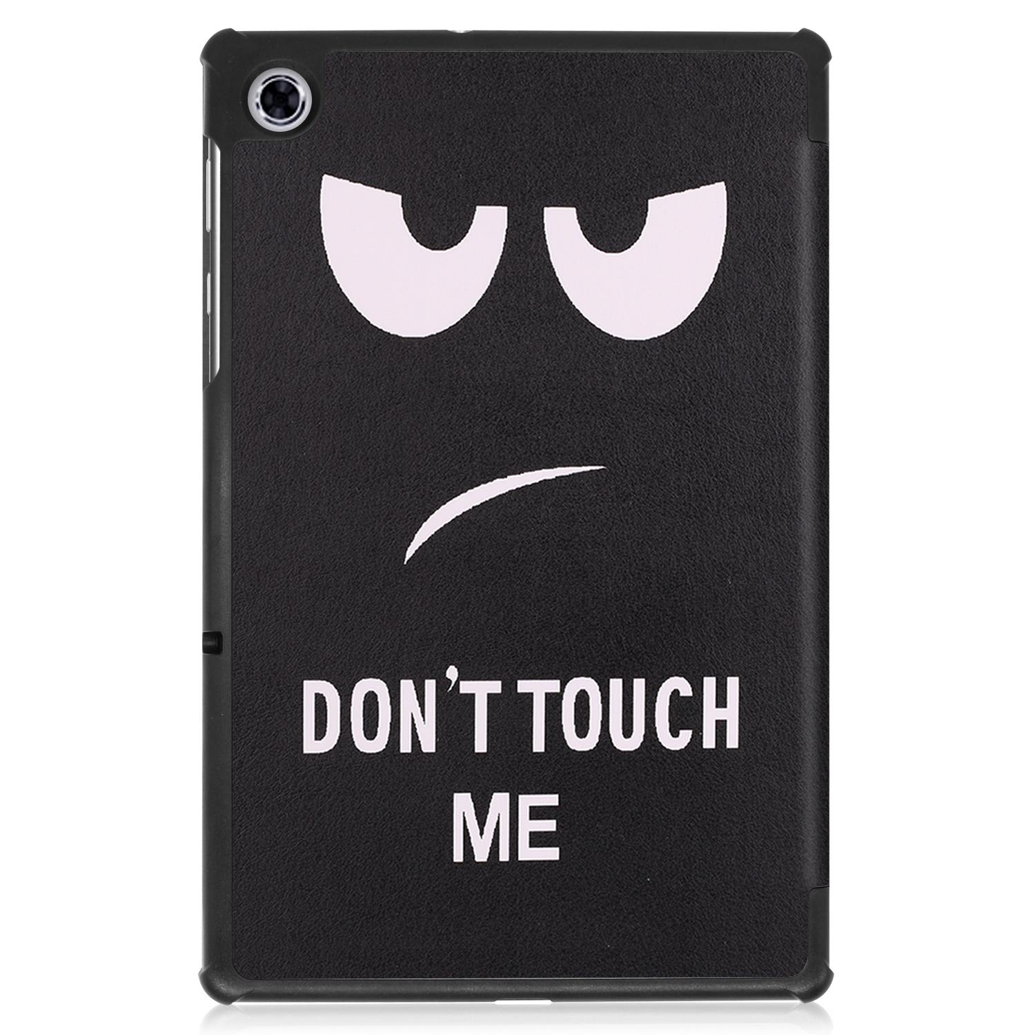 NoXx Hoesje Geschikt voor Lenovo Tab M10 FHD Plus 2nd Gen Hoesje Case Hard Cover Hoes Book Case - Don't Touch Me