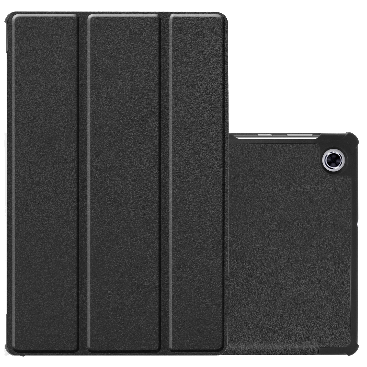 NoXx Hoesje Geschikt voor Lenovo Tab M10 FHD Plus 2nd Gen Hoesje Case Hard Cover Hoes Book Case - Zwart