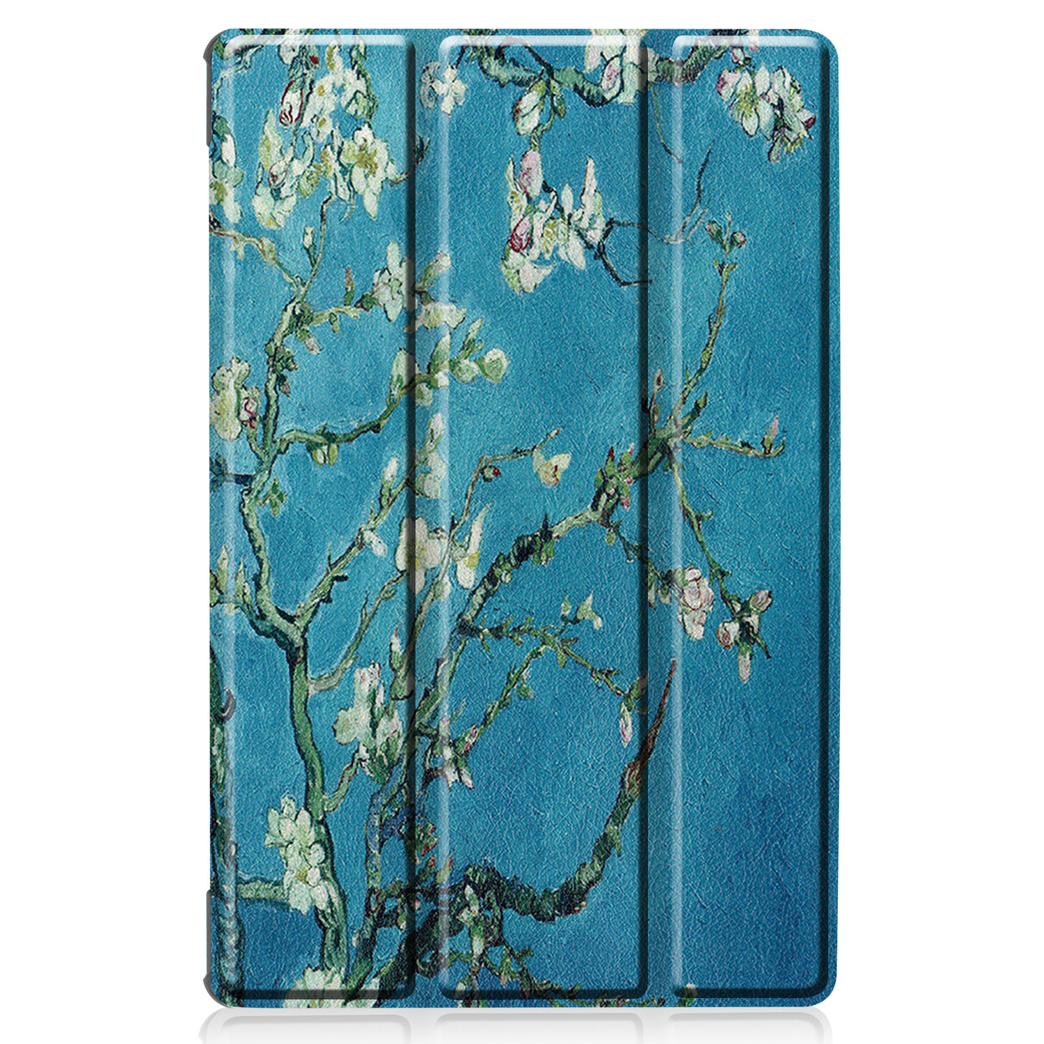 Nomfy Hoes Geschikt voor Lenovo Tab M10 FHD Plus 2nd Gen Hoes Tri-fold Tablet Hoesje Case - Hoesje Geschikt voor Lenovo Tab M10 FHD Plus (2e Gen) Hoesje Hardcover Bookcase - Bloesem
