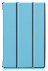 Nomfy Hoes Geschikt voor Lenovo Tab M10 FHD Plus 2nd Gen Hoes Tri-fold Tablet Hoesje Case - Hoesje Geschikt voor Lenovo Tab M10 FHD Plus (2e Gen) Hoesje Hardcover Bookcase - Lichtblauw