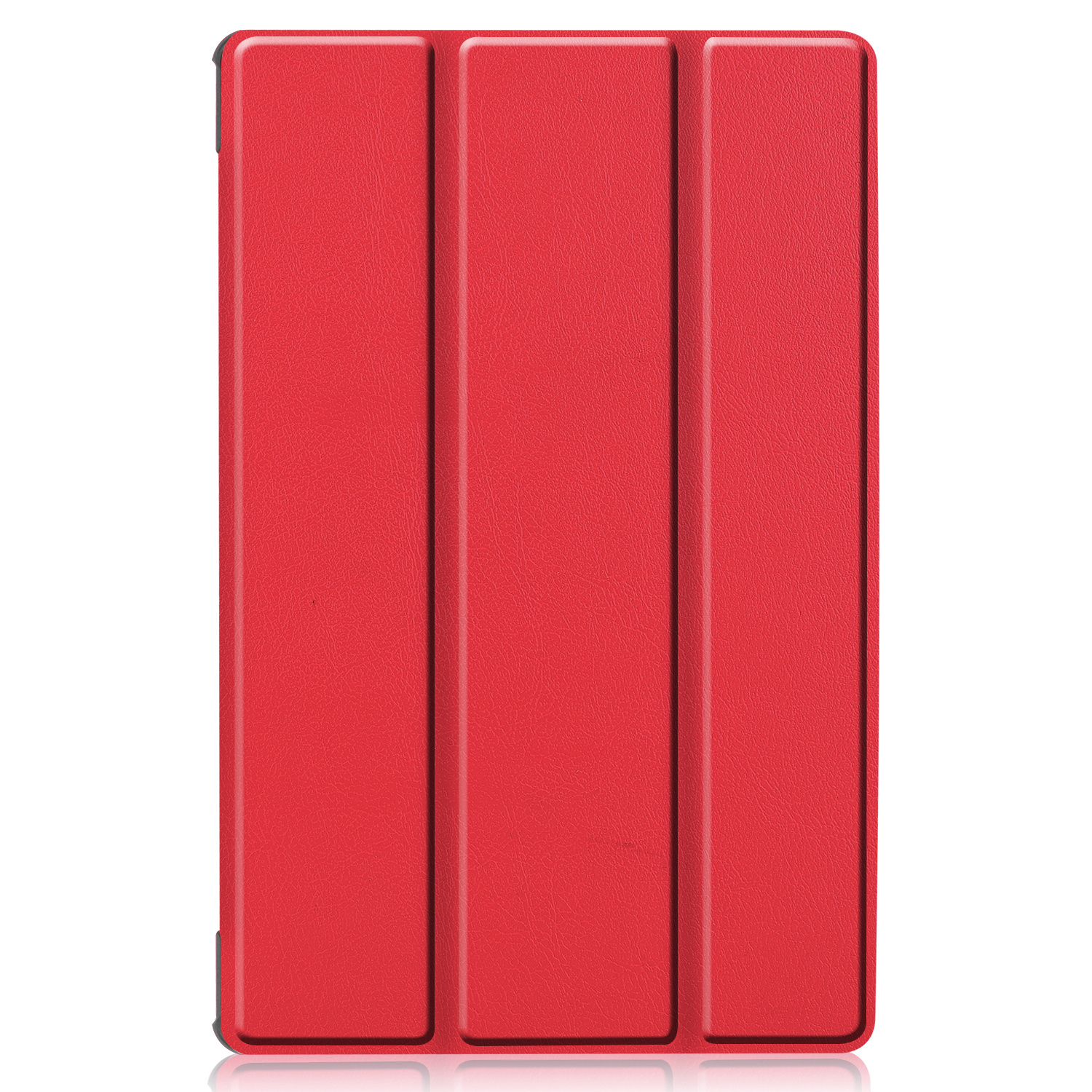 Nomfy Hoes Geschikt voor Lenovo Tab M10 FHD Plus 2nd Gen Hoes Tri-fold Tablet Hoesje Case - Hoesje Geschikt voor Lenovo Tab M10 FHD Plus (2e Gen) Hoesje Hardcover Bookcase - Rood