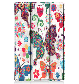 Nomfy Nomfy Lenovo Tab M10 FHD Plus Hoes - Vlinders