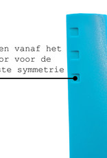 BASEY. Baard Schort En Baardkam Voor Scheren - Beard Cape Haar Opvanger Met Baard Kam Trimmer - Zwart & Blauw