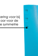 NoXx Baard Schort En Baard Kam Trimmer Baardschort Baardkam - Zwart / Blauw