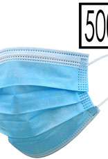 NoXx Mondkapje Wegwerp Mondmasker Universeel Niet Medisch Blauw - 500x