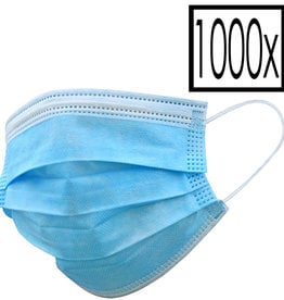 NoXx NoXx Wegwerp Mondkapje Blauw Niet-medisch - 1000 PACK