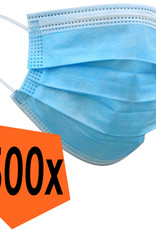 Nomfy Mondkapje Blauw Wegwerp - Mondmasker Wegwerp Niet Medisch Mondkapje Blauw - Blauw Mondkapje Wegwerp Universeel - 500 Stuks