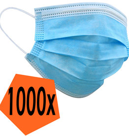 Nomfy Nomfy Wegwerp Mondkapje Blauw Niet-medisch - 1000 PACK