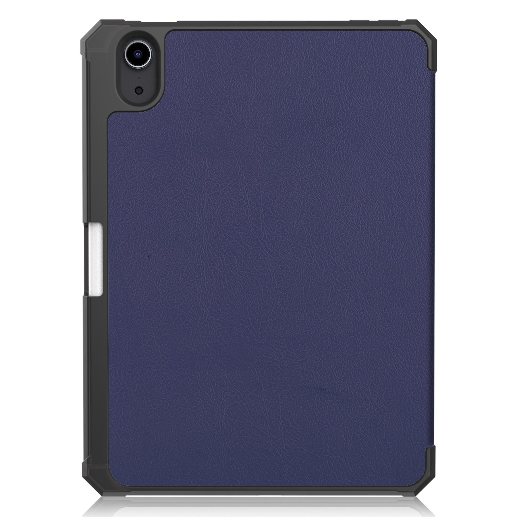 BASEY. Hoesje Geschikt voor iPad Mini 6 Hoes Case Tablet Hoesje Tri-fold Met Uitsparing Geschikt voor Apple Pencil - Hoes Geschikt voor iPad Mini 6 Hoesje Hard Cover Bookcase Hoes - Donkerblauw