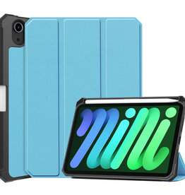 BASEY. BASEY. iPad Mini 6 Hoesje Met Uitsparing Voor Apple Pencil - Lichtblauw