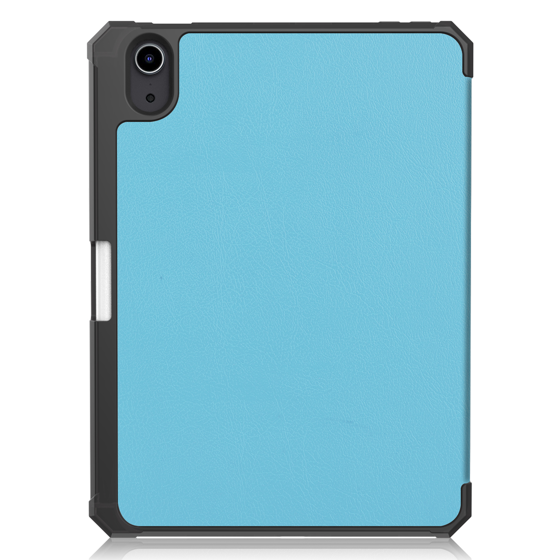 BASEY. Hoesje Geschikt voor iPad Mini 6 Hoes Case Tablet Hoesje Tri-fold Met Uitsparing Geschikt voor Apple Pencil - Hoes Geschikt voor iPad Mini 6 Hoesje Hard Cover Bookcase Hoes - Lichtblauw
