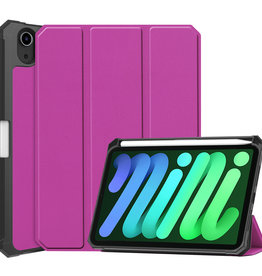 BASEY. BASEY. iPad Mini 6 Hoesje Met Uitsparing Voor Apple Pencil - Paars