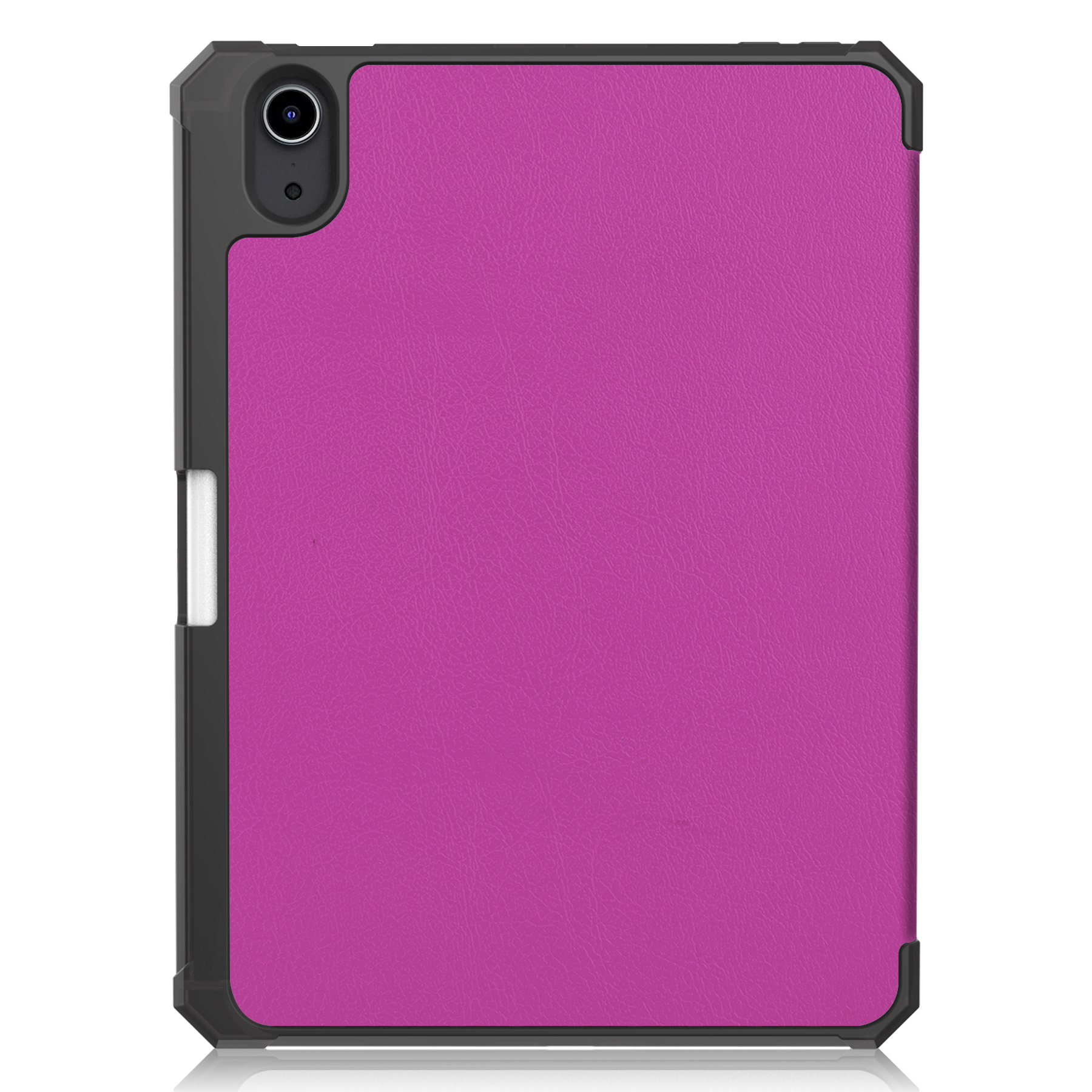 BASEY. Hoesje Geschikt voor iPad Mini 6 Hoes Case Tablet Hoesje Tri-fold Met Uitsparing Geschikt voor Apple Pencil - Hoes Geschikt voor iPad Mini 6 Hoesje Hard Cover Bookcase Hoes - Paars