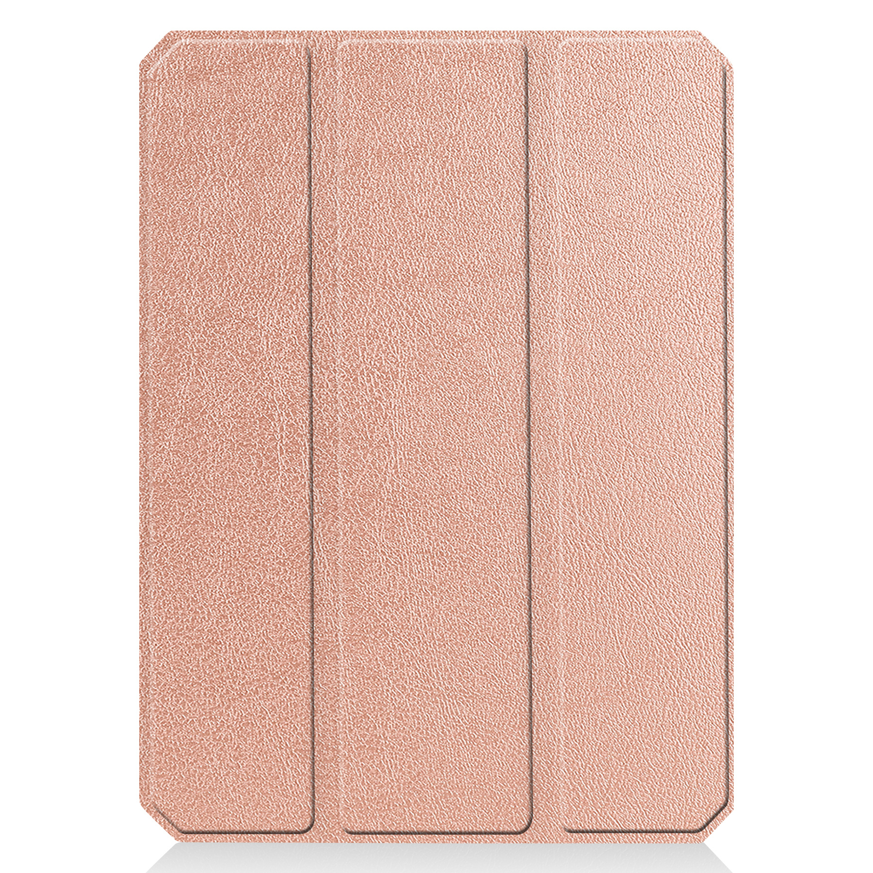 BASEY. Hoesje Geschikt voor iPad Mini 6 Hoes Case Tablet Hoesje Tri-fold Met Uitsparing Geschikt voor Apple Pencil - Hoes Geschikt voor iPad Mini 6 Hoesje Hard Cover Bookcase Hoes - Rosé goud